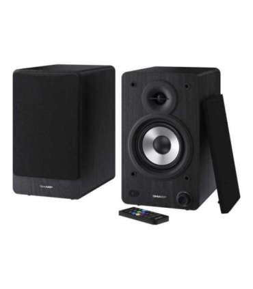 Sharp CP-SS30 Bookshelf Speakers, Black Sharp Speakers CP-SS30(BK) Bookshelf 60 W Bluetooth Black Wireless