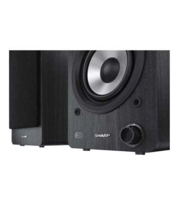 Sharp CP-SS30 Bookshelf Speakers, Black Sharp Speakers CP-SS30(BK) Bookshelf 60 W Bluetooth Black Wireless