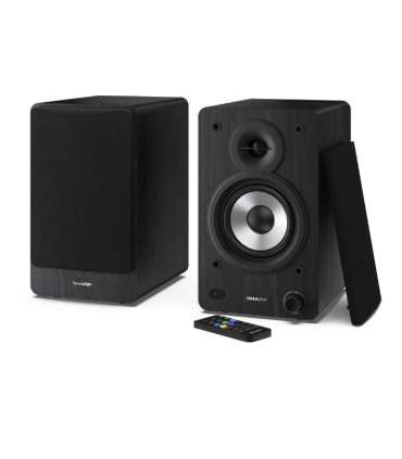 Sharp CP-SS30 Bookshelf Speakers, Black Sharp Speakers CP-SS30(BK) Bookshelf 60 W Bluetooth Black Wireless