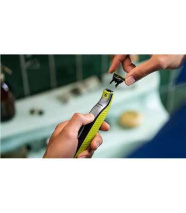 Philips Replaceable Blade (4 pcs) OneBlade QP440/50 Black/Green