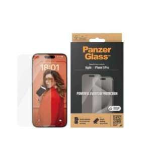 PanzerGlass Screen Protector iPhone iPhone 15 pro Tempered glass Clear