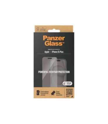 PanzerGlass Screen protector Apple IPhone 15 Plus Glass Transparent