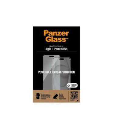 PanzerGlass Screen protector Apple IPhone 15 Plus Glass Transparent
