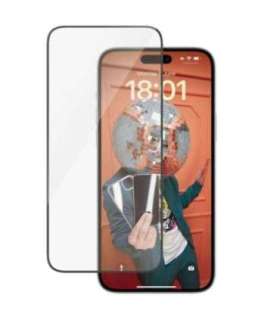 PanzerGlass Screen protector Apple IPhone 15 Plus Glass Transparent Ultra-wide fit, Scratch resistant, Drop