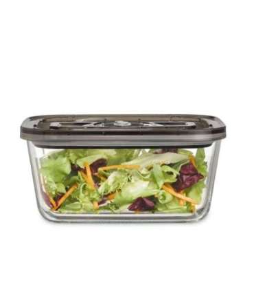 Caso Glass Vacuum Container with Plastic Lid VacuBoxx Eco L Transparent