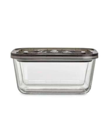 Caso Glass Vacuum Container with Plastic Lid VacuBoxx Eco L Transparent
