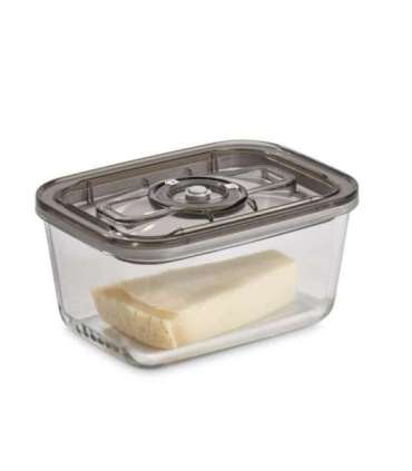 Caso Glass Vacuum Container with Plastic Lid VacuBoxx Eco L Transparent