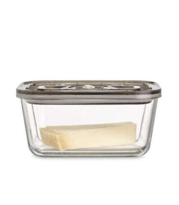 Caso Glass Vacuum Container with Plastic Lid VacuBoxx Eco L Transparent