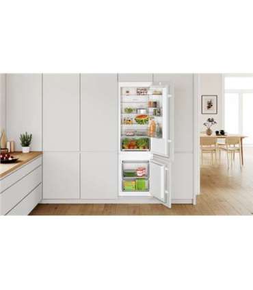 Bosch Refrigerator KIV87NSE0 Energy efficiency class E Built-in Combi Height 177.2 cm Fridge net capacity