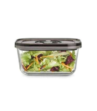 Caso Glass Vacuum Containers with Plastic Lid (2 pcs) VacuBoxx Eco-Duo S Transparent