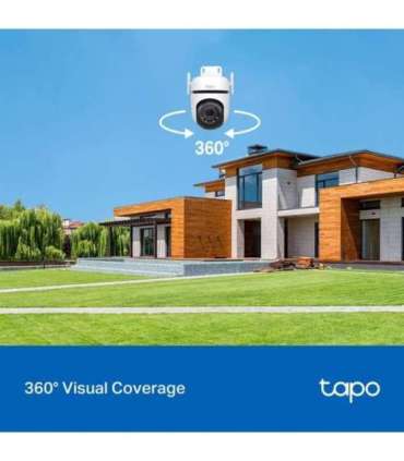 TP-LINK Pan/Tilt Security Wi-Fi Camera Tapo C520WS Dome 4 MP 3.18 mm/F1.6 IP66 H.264 MicroSD, up to 512