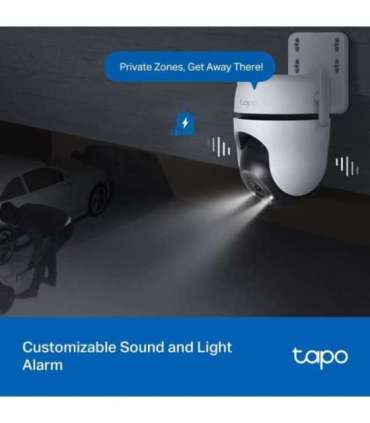 TP-LINK Pan/Tilt Security Wi-Fi Camera Tapo C520WS Dome 4 MP 3.18 mm/F1.6 IP66 H.264 MicroSD, up to 512