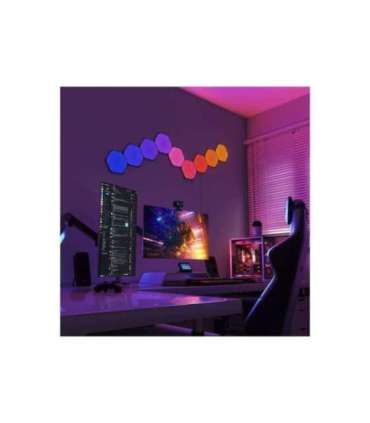 Nanoleaf|Shapes Black Hexagon Expansion pack (3 panels)|42 W|WiFi