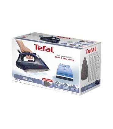 TEFAL FV1713E0 Virtuo Steam Iron 2000 W Water tank capacity 200 ml Continuous steam 24 g/min Dark Blue