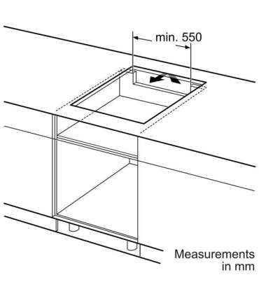 Bosch Hob PIF612BB1E Induction Number of burners/cooking zones 4 Touch Timer White