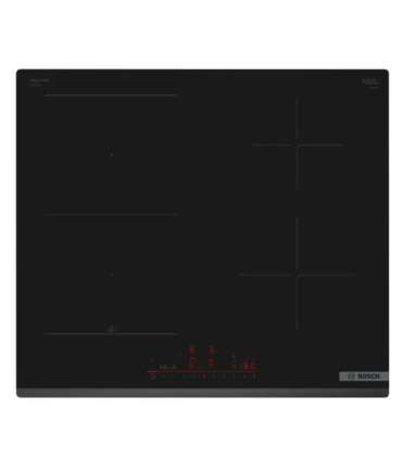 Bosch Hob PVS63KHC1Z Series 6 Induction Number of burners/cooking zones 4 Touch Timer Black