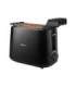 Philips Daily Collection Toaster HD2583/90 Number of slots 2 Housing material Plastic Black