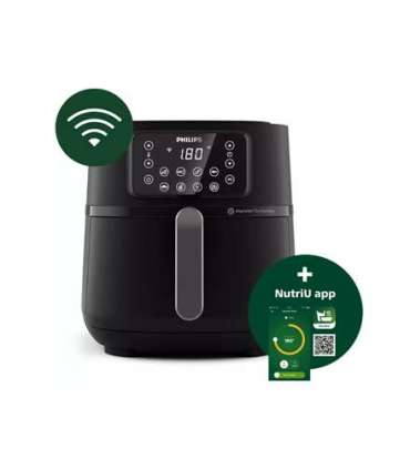 Philips XXL Connected Air Fryer HD9285/93 5000 Series Power 2000 W Capacity 7.2 L Black