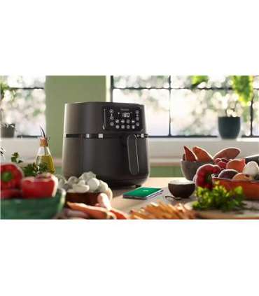 Philips XXL Connected Air Fryer HD9285/93 5000 Series Power 2000 W Capacity 7.2 L Black
