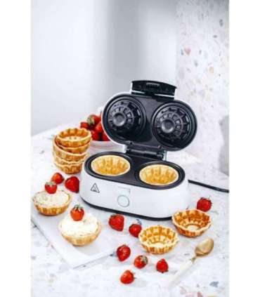 Adler Waffle Bowl Maker AD 3062 1000 W Number of pastry 2 Bowl White