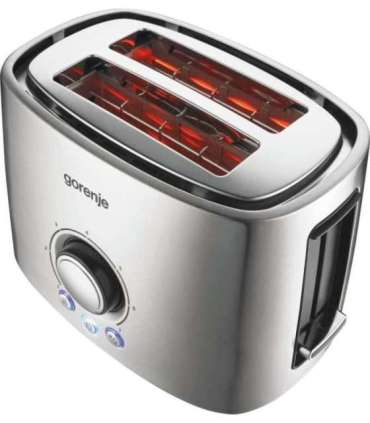 Gorenje Toaster T1000E Power 1000 W Number of slots 2 Housing material  Metal Stainless Steel
