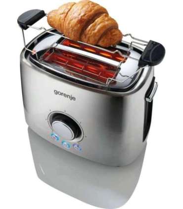 Gorenje Toaster T1000E Power 1000 W Number of slots 2 Housing material  Metal Stainless Steel
