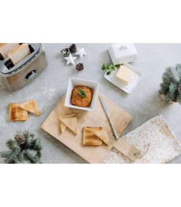 Gorenje Toaster T1000E Power 1000 W Number of slots 2 Housing material  Metal Stainless Steel