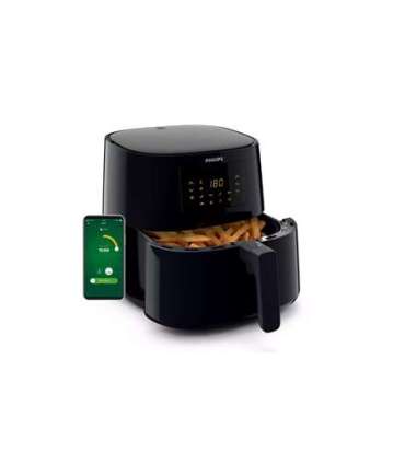 Philips Air Fryer Essential HD9280/70 Power 2000 W Capacity 6.2 L Rapid Air technology Black