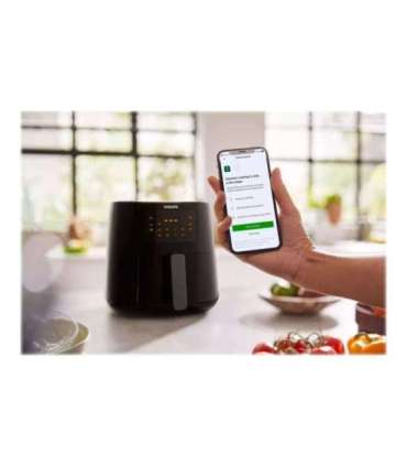 Philips Air Fryer Essential HD9280/70 Power 2000 W Capacity 6.2 L Rapid Air technology Black