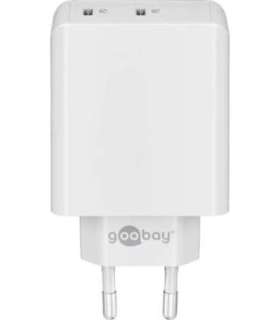 Goobay Dual USB-C PD Fast Charger (36 W) 61758