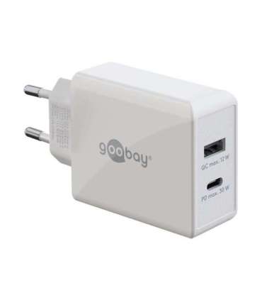 Goobay Dual USB-C PD Fast Charger (30 W) 61674
