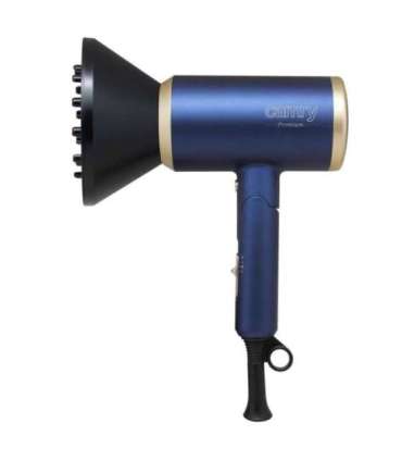 Camry Hair Dryer CR 2268 1800 W Number of temperature settings 2 Ionic function Diffuser nozzle Blue/Gold