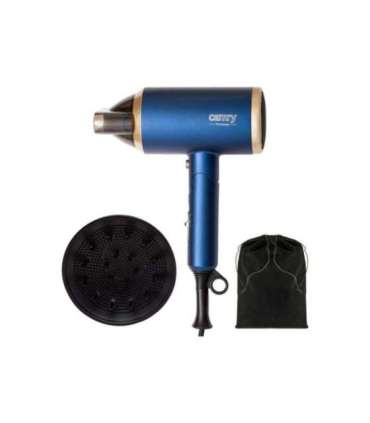 Camry Hair Dryer CR 2268 1800 W Number of temperature settings 2 Ionic function Diffuser nozzle Blue/Gold