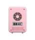 Adler Mini Refrigerator AD 8084 Free standing Larder Height 27 cm Fridge net capacity 4 L Pink