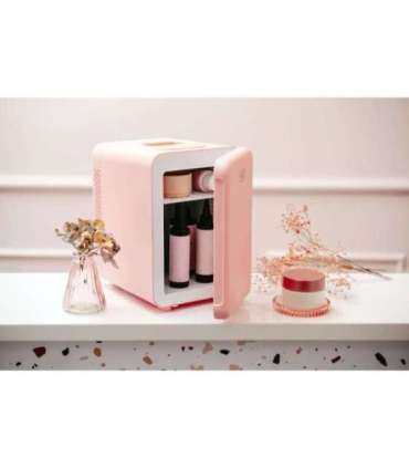 Adler Mini Refrigerator AD 8084 Free standing Larder Height 27 cm Fridge net capacity 4 L Pink