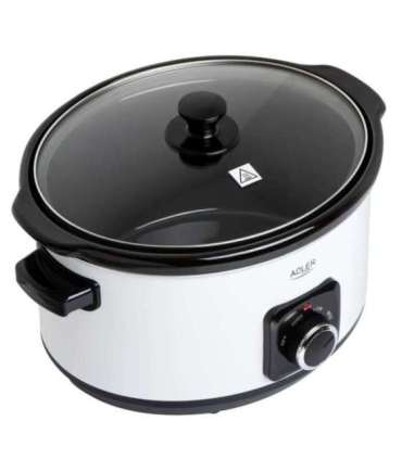Adler Slow Cooker AD 6413w 290 W 5.8 L Number of programs 3 White