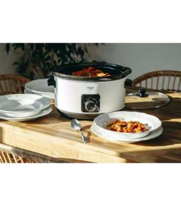 Adler Slow Cooker AD 6413w 290 W 5.8 L Number of programs 3 White