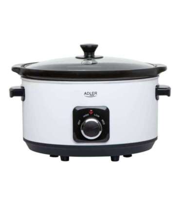 Adler Slow Cooker AD 6413w 290 W 5.8 L Number of programs 3 White