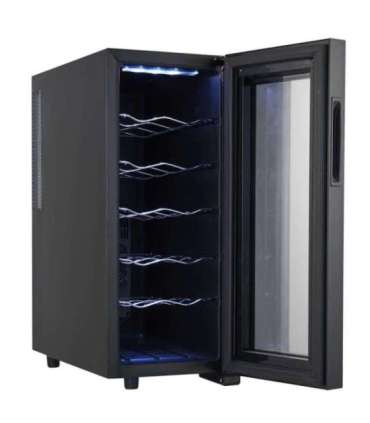 Adler Beverage Pantry AD 8083 Energy efficiency class G Free standing Bottles capacity 12 Black