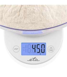 ETA Kitchen scale with a bowl ETA577090000 Mari Graduation 1 g Display type LCD White