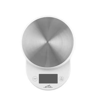 ETA Kitchen scale with a bowl ETA577090000 Mari Graduation 1 g Display type LCD White