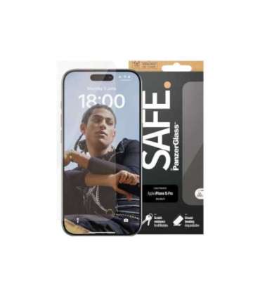 PanzerGlass SAFE Screen protector Apple Iphone15 PRO Glass Clear Ultra-Wide Fit