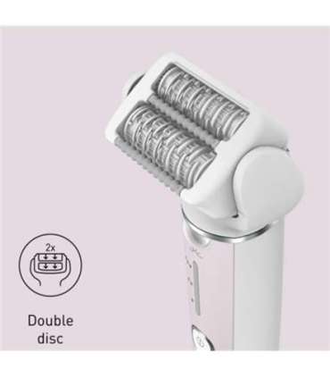 Panasonic Epilator ES-EY80-P503 Operating time (max) 30 min Number of power levels 3 Wet & Dry White/Pink
