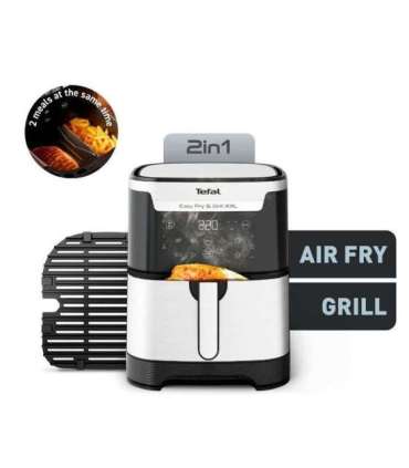 TEFAL Easy Fry and Grill XXL Fryer EY801D Power 1830 W Capacity 6.5 L Black/Stainless Steel