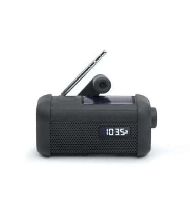Muse Portable Solar Radio with Crank and Flashlight MH-08 MB AUX in Bluetooth FM radio
