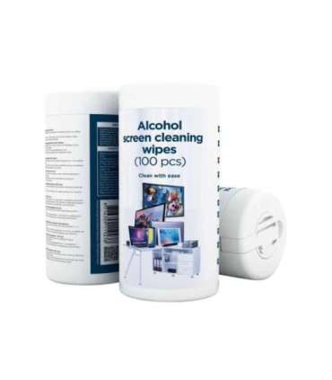 Gembird Alcohol Screen Cleaning Wipes (100 pcs) CK-AWW100-01 Screen cleaning wipes