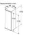 Bosch Refrigerator KIL82VFE0 Energy efficiency class E Built-in Larder Height 177.2 cm Fridge net capacity