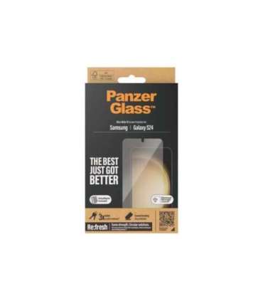PanzerGlass Screen protector Samsung Galaxy S24 Polyethylene terephthalate (PET) Transparent Ultra-Wide Fit