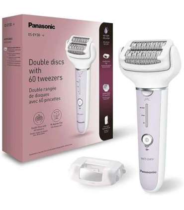 Panasonic ES-EY30-V503 Wet&Dry Epilator, White/Pink Panasonic