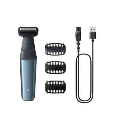 Philips Hair clipper for body BG3027/05 Cordless Wet & Dry Number of length steps 3 Blue/Black